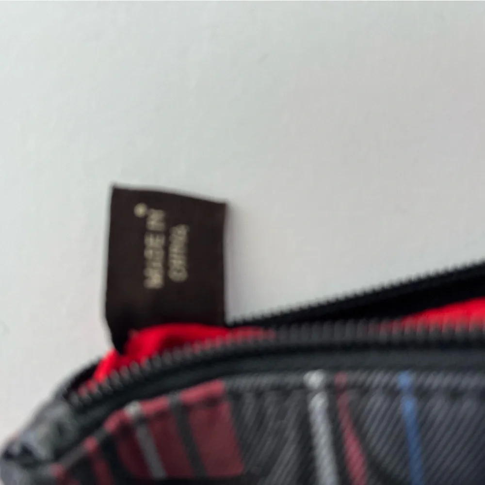 Coach Poppy Signature Tartan Plaid Wristlet
